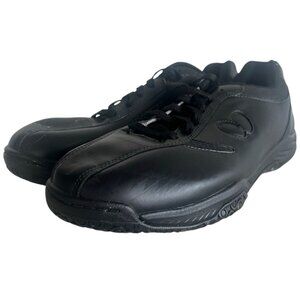 BUTTERFLY Lezoline Low Top Tennis Shoes US 12 EU 49 Black Leather Ping Pong